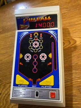 Tomy Power House Pinball handheld electronic game